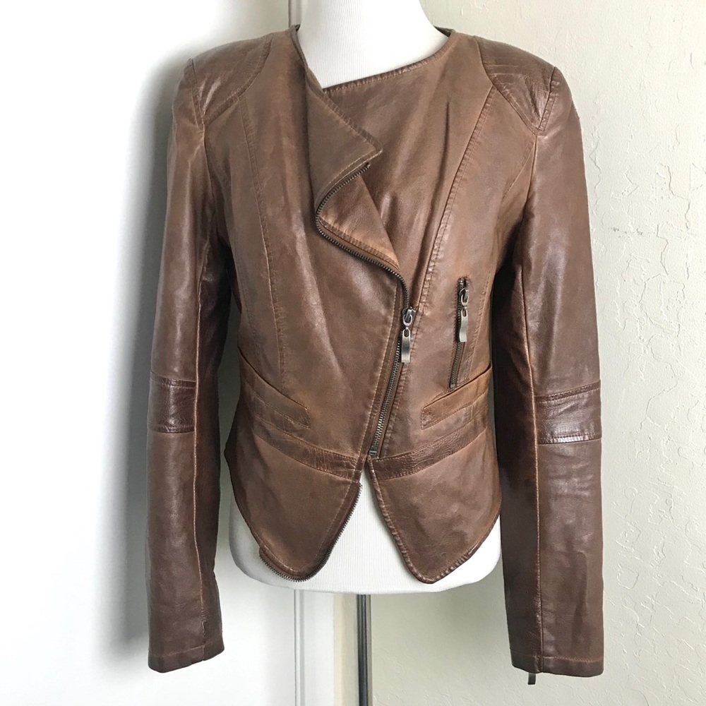 The Fillmore Faux Leather Jacket Small